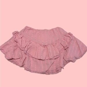 Love Tree Pink tiered skirt